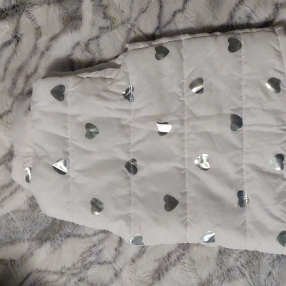 Nanette Kids, NWT, White/Silver/Pink Vest, 4T - Picture 3 of 4